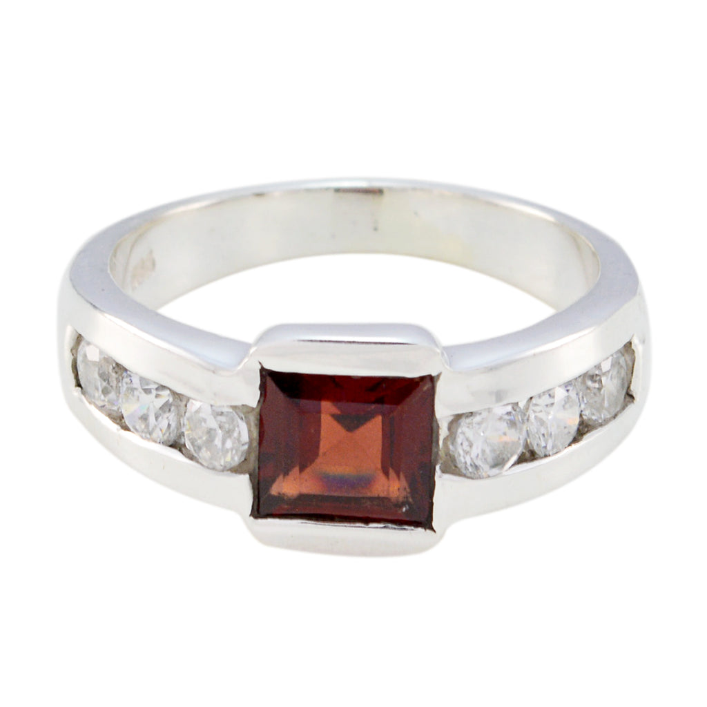 Multi Stone Halo Russisches Sterling Silber mehrfarbiger Edelstein Auffälliger trendiger Ring Schmuck