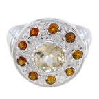 Multi Stone multiple Moroccan 925 Silver multicolor Gemstone Essential  Cocktail Ring Jewelry