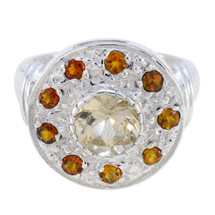 Multi Stone multiple Moroccan 925 Silver multicolor Gemstone Essential  Cocktail Ring Jewelry