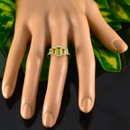 Multi Stone Penta Japanese Silver multicolor Gemstone Whisper thin Sophisticated Ring Jewellery