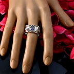 Multi Stone multiple Indian Silver multicolor Gemstones Versatile Bubble Band Jewelry