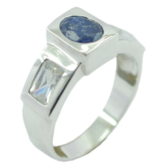 Multi Stone Trilogy African 92.5 Silver multicolor Gemstones Tiny Fairytale Ring Jewelry