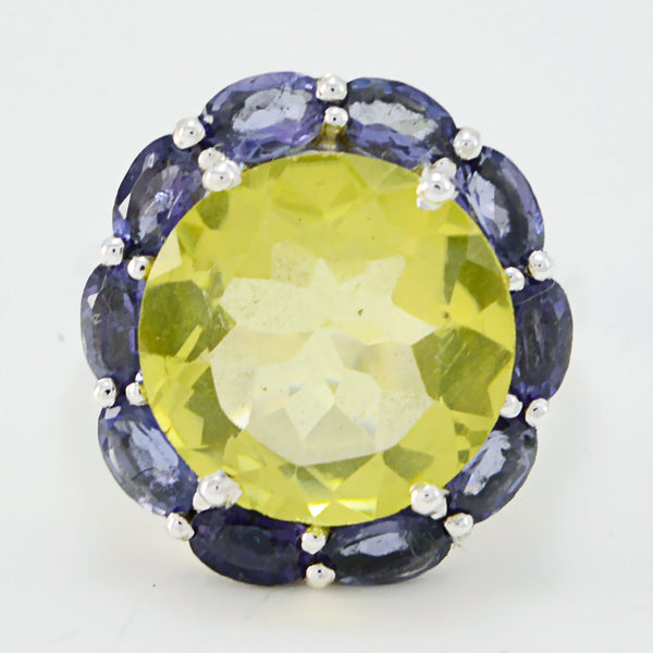Multi Stone multiple Russian 92.5 Silver multicolor Gemstone Eye catching Cocktail Ring Jewellery