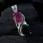 Multi Stone Mid-weight Moroccan 925 Silver Toi et Moi Amelia Fairytale multicolor Pendant Jewelry