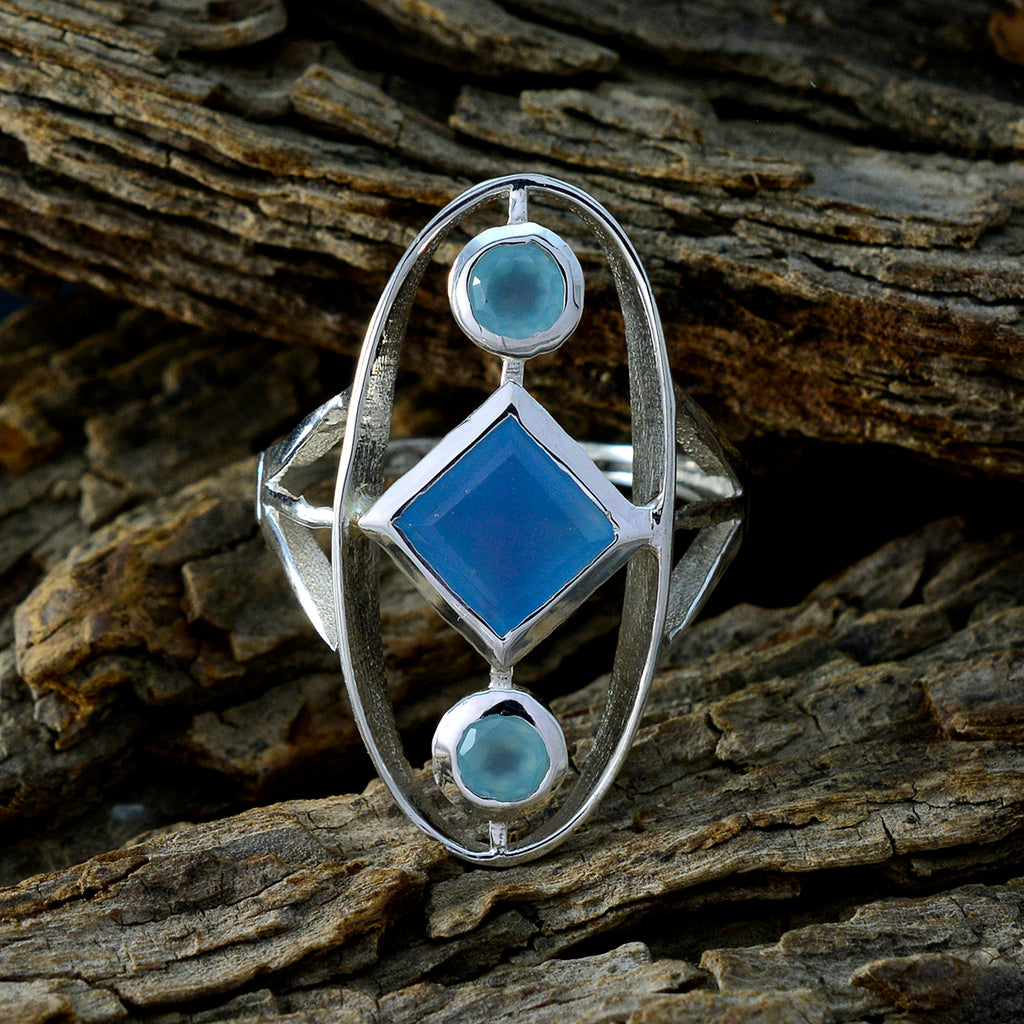 Multi Stone Trilogy Russian Sterling Silver multicolor Gemstones Slim Glamorous Ring Jewelry