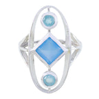 Multi Stone Trilogy Russian Sterling Silver multicolor Gemstones Slim Glamorous Ring Jewelry