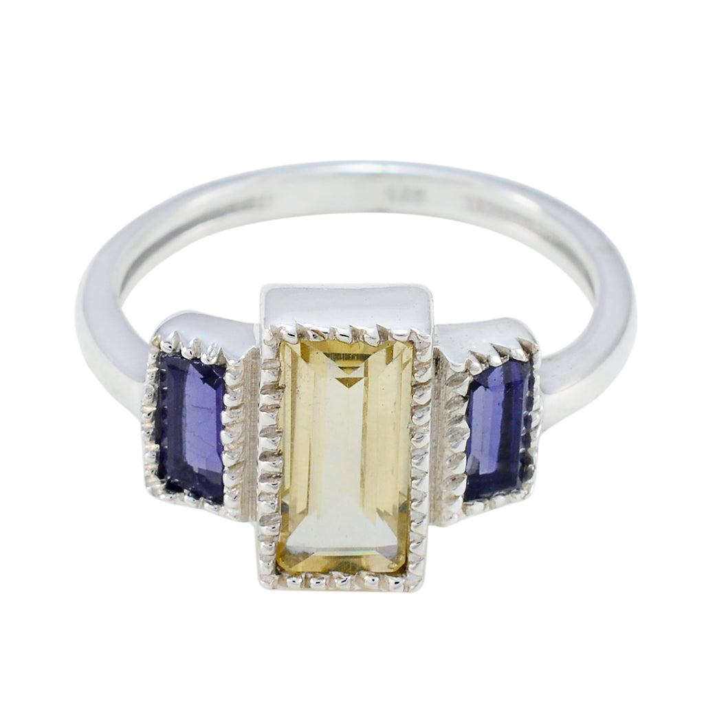 Multi Stone Trilogy Egyptian 925 Sterling Silver multicolor Gemstones Featherlight Fairytale Ring Jewellery