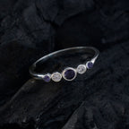 Multi Stone Penta Turkish 92.5 Silver multicolor Gems Elegant  Romantic Ring Jewellery