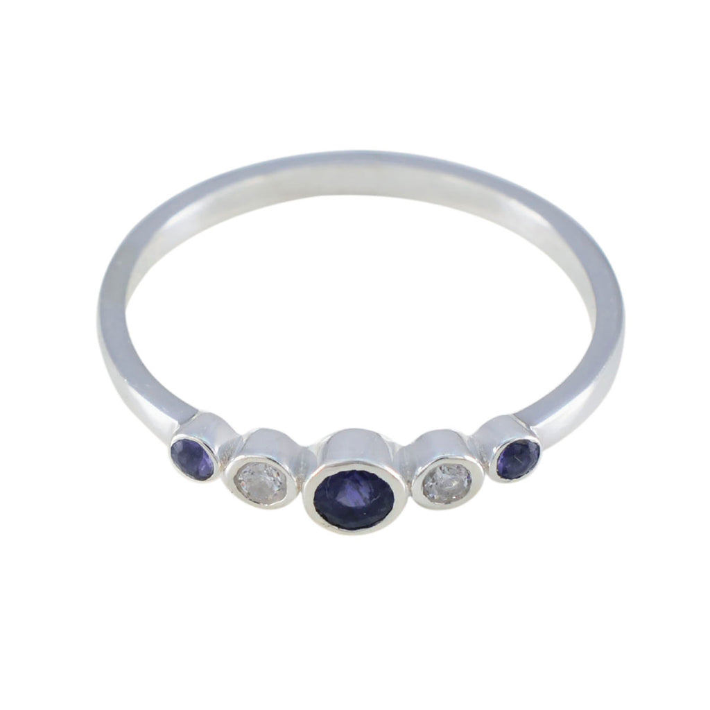 Multi Stone Penta Turkish 92.5 Silver multicolor Gems Elegant  Romantic Ring Jewellery