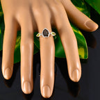 Multi Stone Trilogy American 92.5 Silver multicolor Gems Dainty Contemporary Ring Jewellery