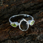 Multi Stone Trilogy American 92.5 Silver multicolor Gems Dainty Contemporary Ring Jewellery