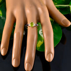 Multi Stone Trilogy Turkish 92.5 Silver multicolor Gemstones Delicate Abstract Ring Jewellery