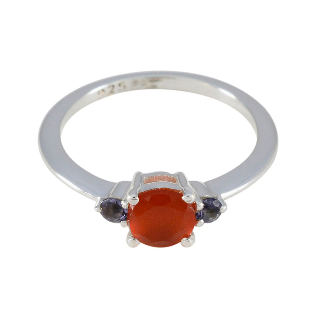 Multi Stone Trilogy Turkish Silver multicolor Gemstone Elegant  Fairytale Ring Jewelry