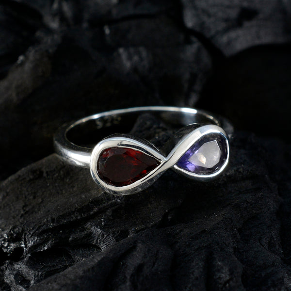 Multi Stone Toi et Moi Turkish 925 Silver multicolor Gemstones Dainty Fairytale Ring Jewellery