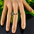 Multi Stone Toi et Moi Korean 925 Sterling Silver multicolor Gemstone Dainty Glamorous Ring Jewellery