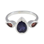 Multi Stone Trilogy Korean 925 Sterling Silver multicolor Gemstone Dainty Abstract Ring Jewelry