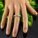 Multi Stone quarter American 925 Silver multicolor Gemstones Dainty Trendy Band Jewelry