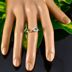 Multi Stone Toi et Moi Japanese Silver multicolor Gemstones Dainty Sophisticated Ring Jewelry