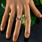 Multi Stone Penta American 92.5 Silver multicolor Gems Elegant  crown Ring Jewellery