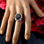 Multi Stone multiple French Sterling Silver multicolor Gemstone Eye catching Abstract Ring Jewellery