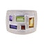 Multi Stone penta Moroccan 92.5 Silver multicolor Gems Versatile Cocktail Ring Jewelry