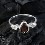 Multi Stone Trilogy Korean 92.5 Silver multicolor Gemstones Dainty Romantic Ring Jewelry