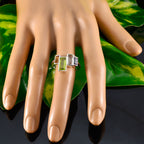 Multi Stone quarter Moroccan 925 Sterling Silver multicolor Gemstones Featherlight Cocktail Ring Jewelry