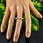 Multi Stone quarter Korean 925 Silver multicolor Gemstone Dainty Trendy Band Jewellery