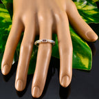 Multi Stone quarter Turkish 925 Sterling Silver multicolor Gems Dainty Trendy Band Jewellery