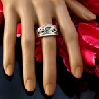 Peridot Solitaire Moroccan 92.5 Silver Green Gems Classic Romantic Ring Jewelry