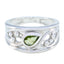 Peridot Solitaire Moroccan 92.5 Silver Green Gems Classic Romantic Ring Jewelry