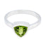 Peridot Solitaire Moroccan Sterling Silver Green Gems Dainty Traditional Ring Jewellery
