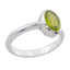Peridot Solitaire Turkish 925 Sterling Silver Green Gemstones Delicate Sophisticated Ring Jewellery