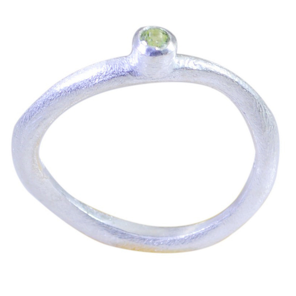 Peridot Solitär Koreanischer 92,5 Silber Grüne Edelsteine Zarter, anspruchsvoller Ringschmuck Zweitbild