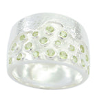 Peridot multiple Moroccan 925 Sterling Silver Green Gemstone Essential  Signet Ring Jewelry