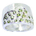 Peridot multiple Moroccan 925 Sterling Silver Green Gemstone Essential  Signet Ring Jewelry