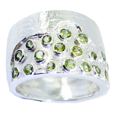 Peridot multiple Moroccan 925 Sterling Silver Green Gemstone Essential  Signet Ring Jewelry