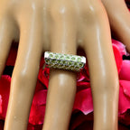 Peridot multiple Indian 925 Silver Green Gemstone Tiny Fairytale Ring Jewelry