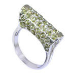 Peridot multiple Indian 925 Silver Green Gemstone Tiny Fairytale Ring Jewelry