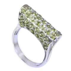 Peridot multiple Indian 925 Silver Green Gemstone Tiny Fairytale Ring Jewelry