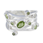 smoky quartz multiple Moroccan 925 Sterling Silver Brown Gemstones Mid weight Fairytale Ring Jewelry