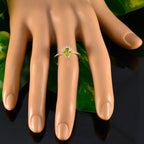 Peridot Halo Turkish Sterling Silver Green Gemstone Delicate Fairytale Ring Jewellery