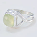 Lemon Quartz Solitaire Egyptian 925 Silver Yellow Gemstone Classic Abstract Ring Jewellery