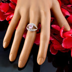 Tourmaline Halo German Sterling Silver multicolor Gemstone Featherlight Glamorous Ring Jewellery