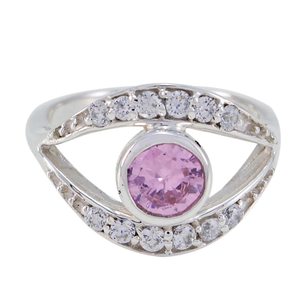 Tourmaline Halo German Sterling Silver multicolor Gemstone Featherlight Glamorous Ring Jewellery