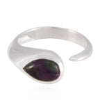 Ruby Zoisite Solitaire Moroccan Silver Red Gemstones Featherlight Graceful Ring Jewellery