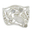 Rainbow Moonstone quarter Spanish 925 Sterling Silver White Gemstone Essential  Filigree Ring Jewelry