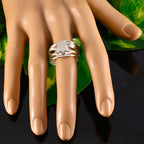 Rainbow Moonstone Solitaire Latin American 92.5 Silver White Gemstones Eye catching Rope Wire Band Jewelry