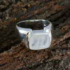 Rainbow Moonstone Solitaire German 925 Silver White Gemstone Essential  Abstract Ring Jewelry