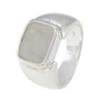 Rainbow Moonstone Solitaire German 925 Silver White Gemstone Essential  Abstract Ring Jewelry